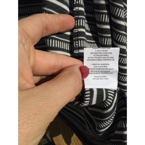 O’Neill size medium open striped cardigan women comfy business casual m woman - Picture 7 of 9